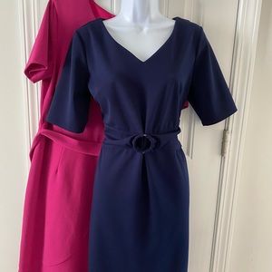 Pink blue dresses Large size 12 lot sale Sami & jo shelby & Palmer mini dress